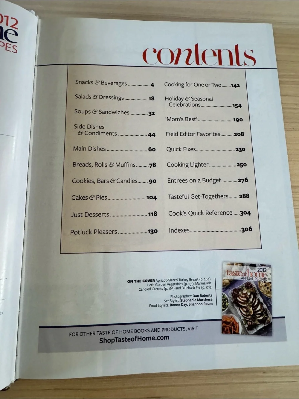 Taste of Home 2012 Annual Recipes Cookbook